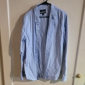 Banana Republic Blue Dress Shirt Classic Cotton Blend